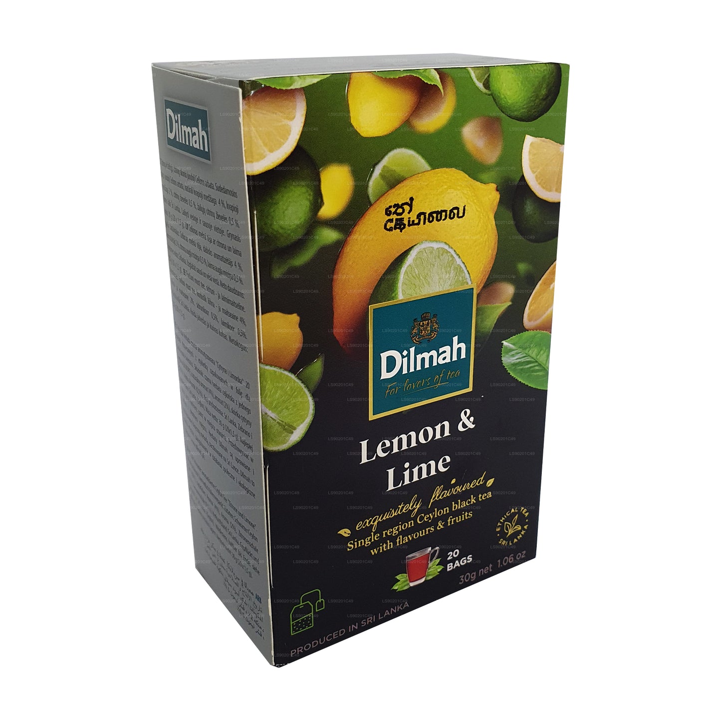 Dilmah Limon Aromalı Çay (30g) 20 Çay Poşeti