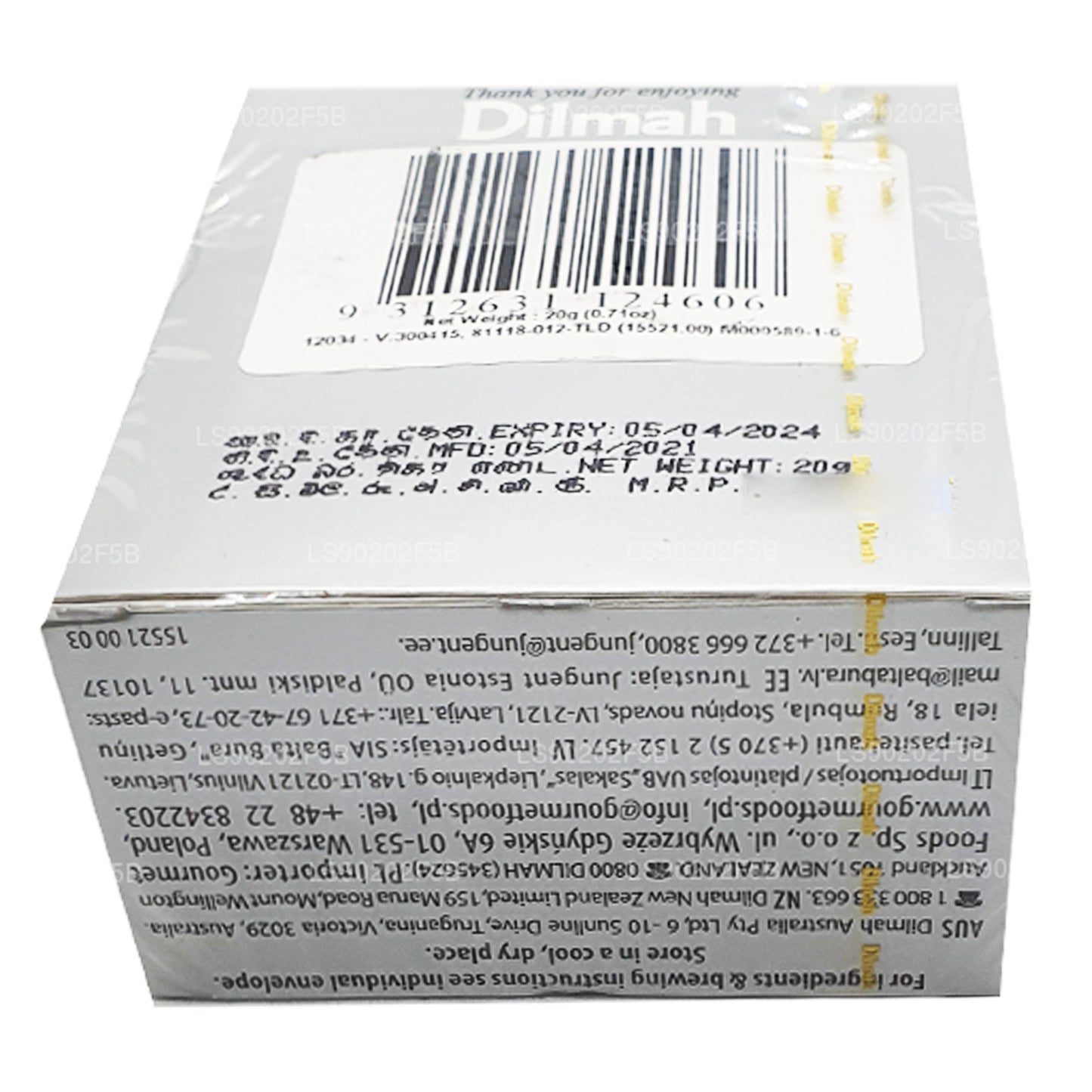 Dilmah Lychee Aromalı Seylan Siyah Çay (20g) 10 Çay Poşeti