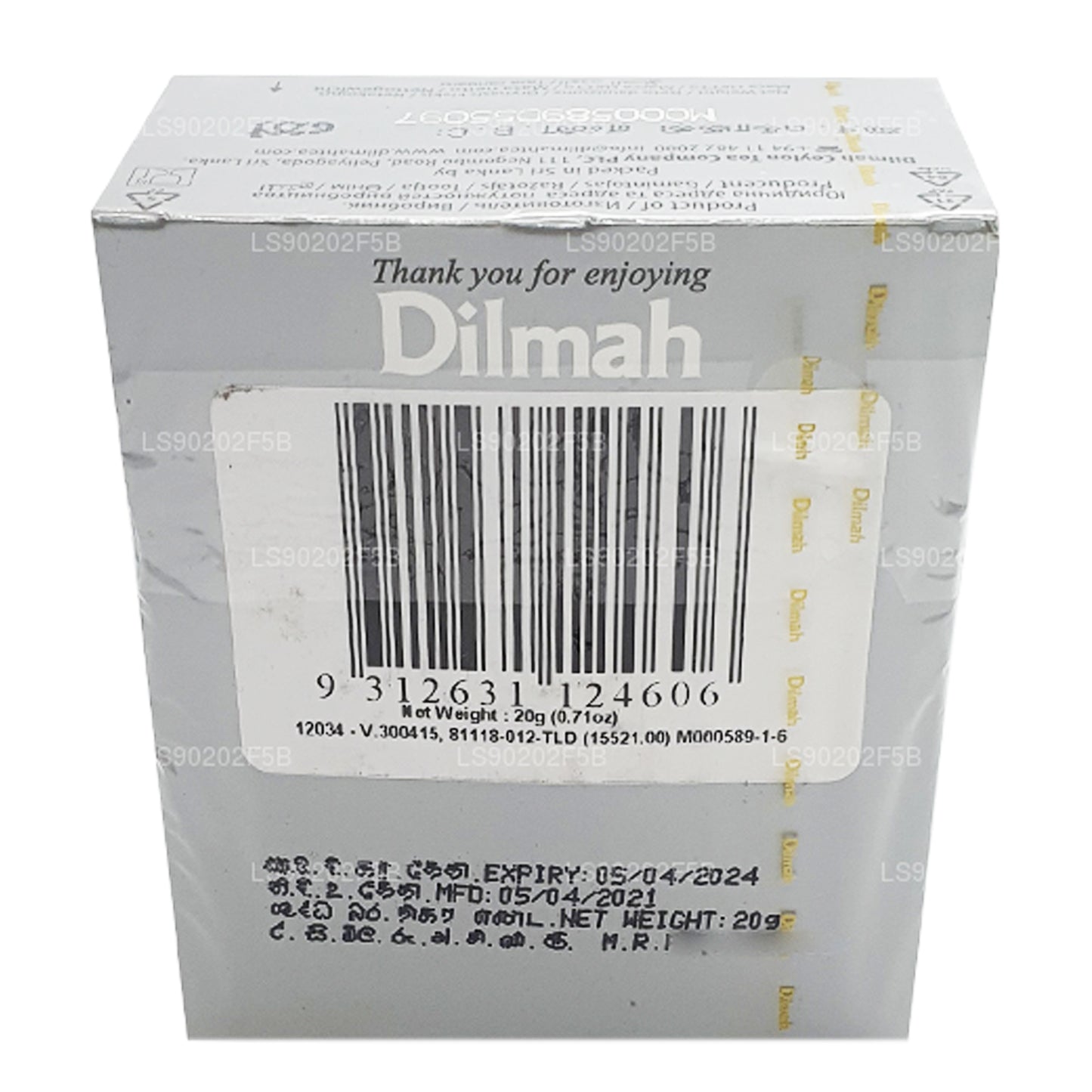 Dilmah Lychee Aromalı Seylan Siyah Çay (20g) 10 Çay Poşeti