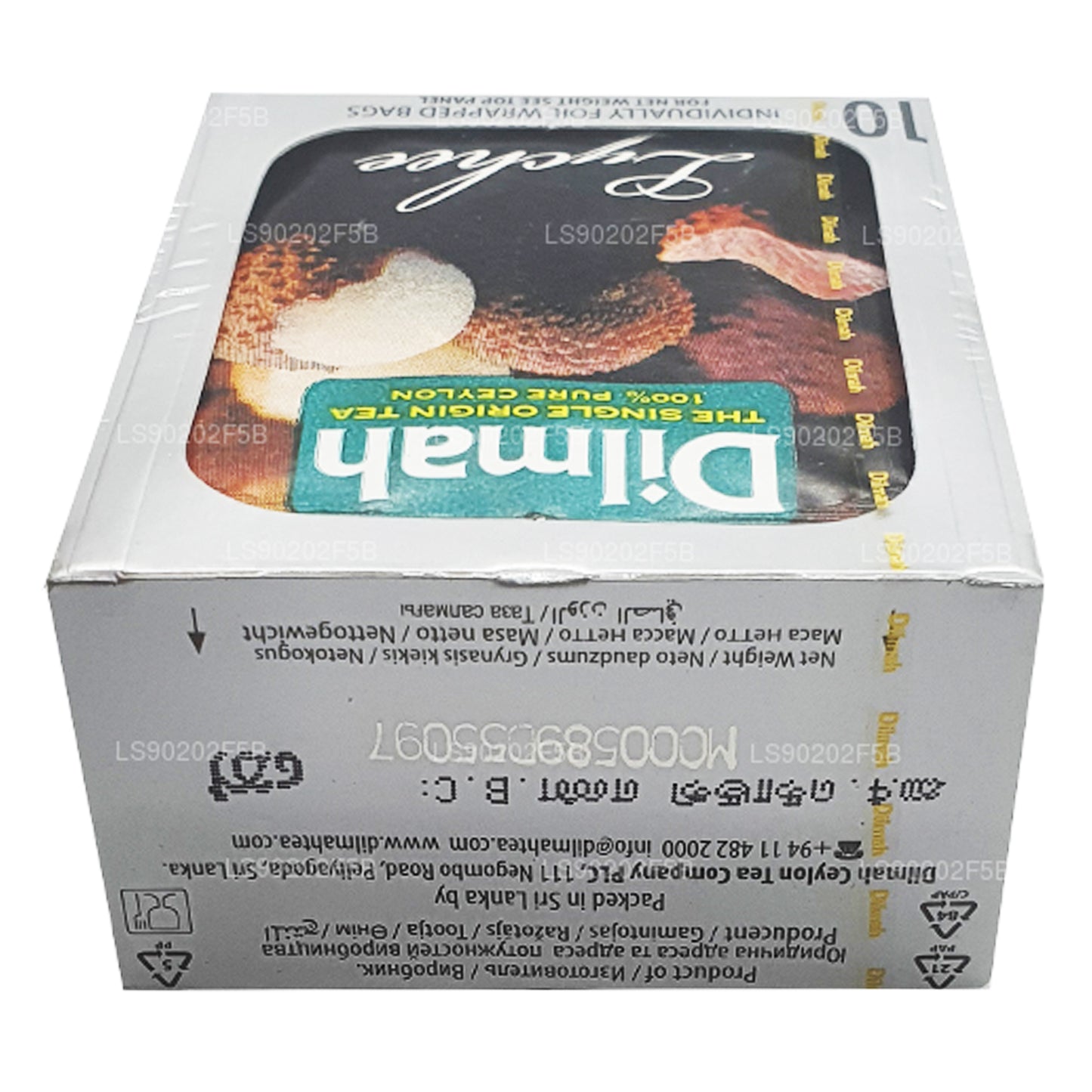 Dilmah Lychee Aromalı Seylan Siyah Çay (20g) 10 Çay Poşeti