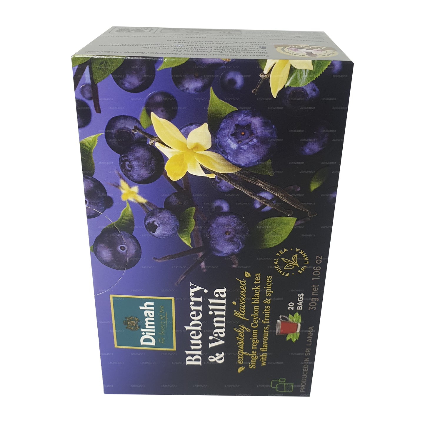 Dilmah Yaban Mersini ve Vanilya Aromalı Çay (40g) 20 Poşet Çay