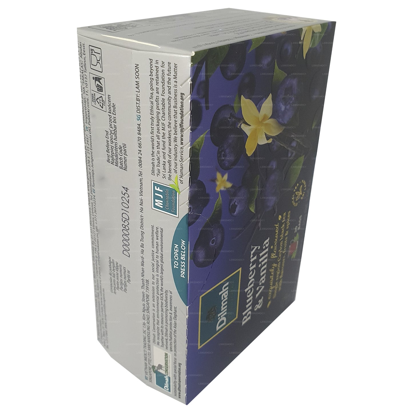 Dilmah Yaban Mersini ve Vanilya Aromalı Çay (40g) 20 Poşet Çay