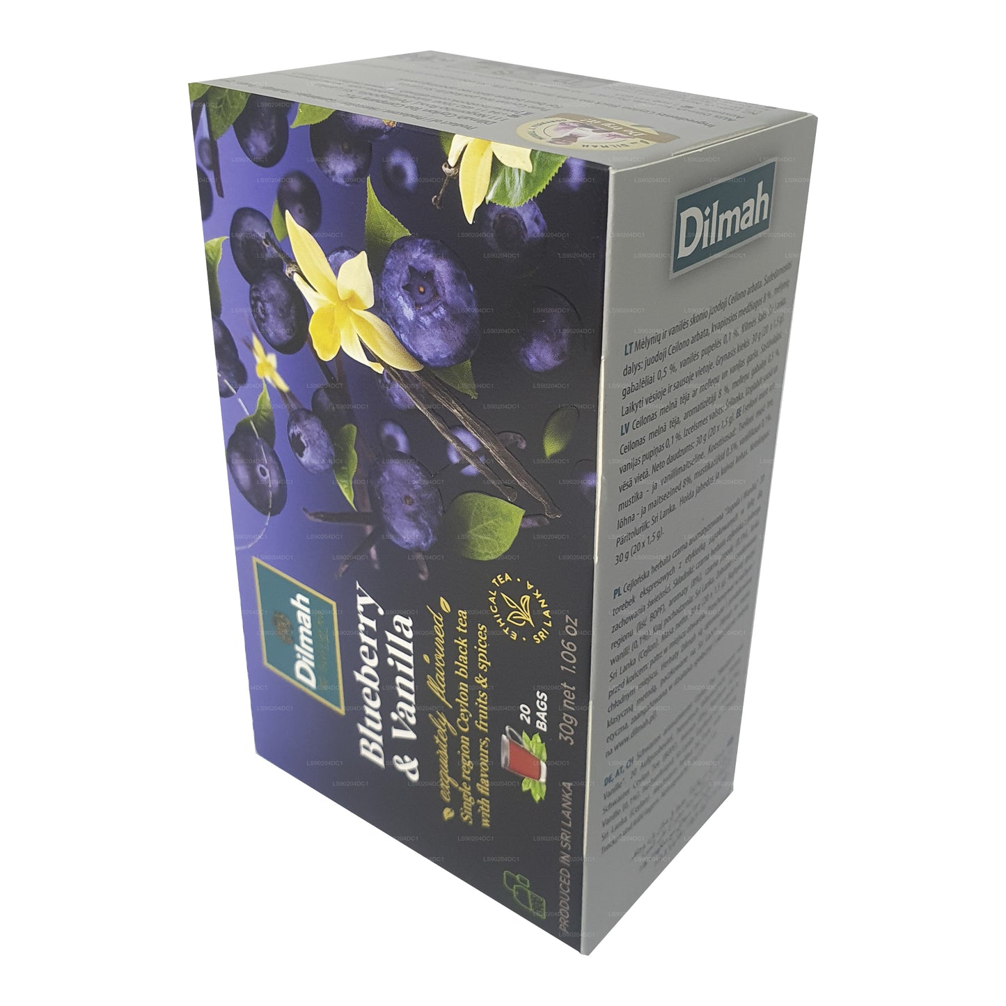 Dilmah Yaban Mersini ve Vanilya Aromalı Çay (40g) 20 Poşet Çay