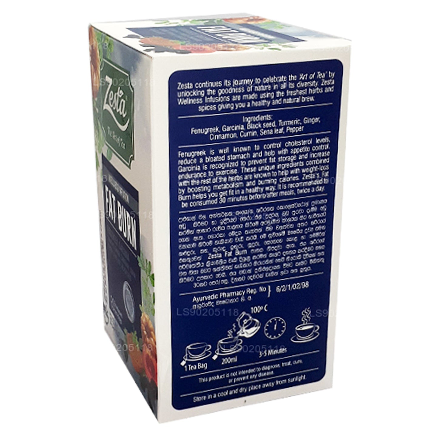 Zesta Fat Burn (40g) 20 Çay Poşetleri