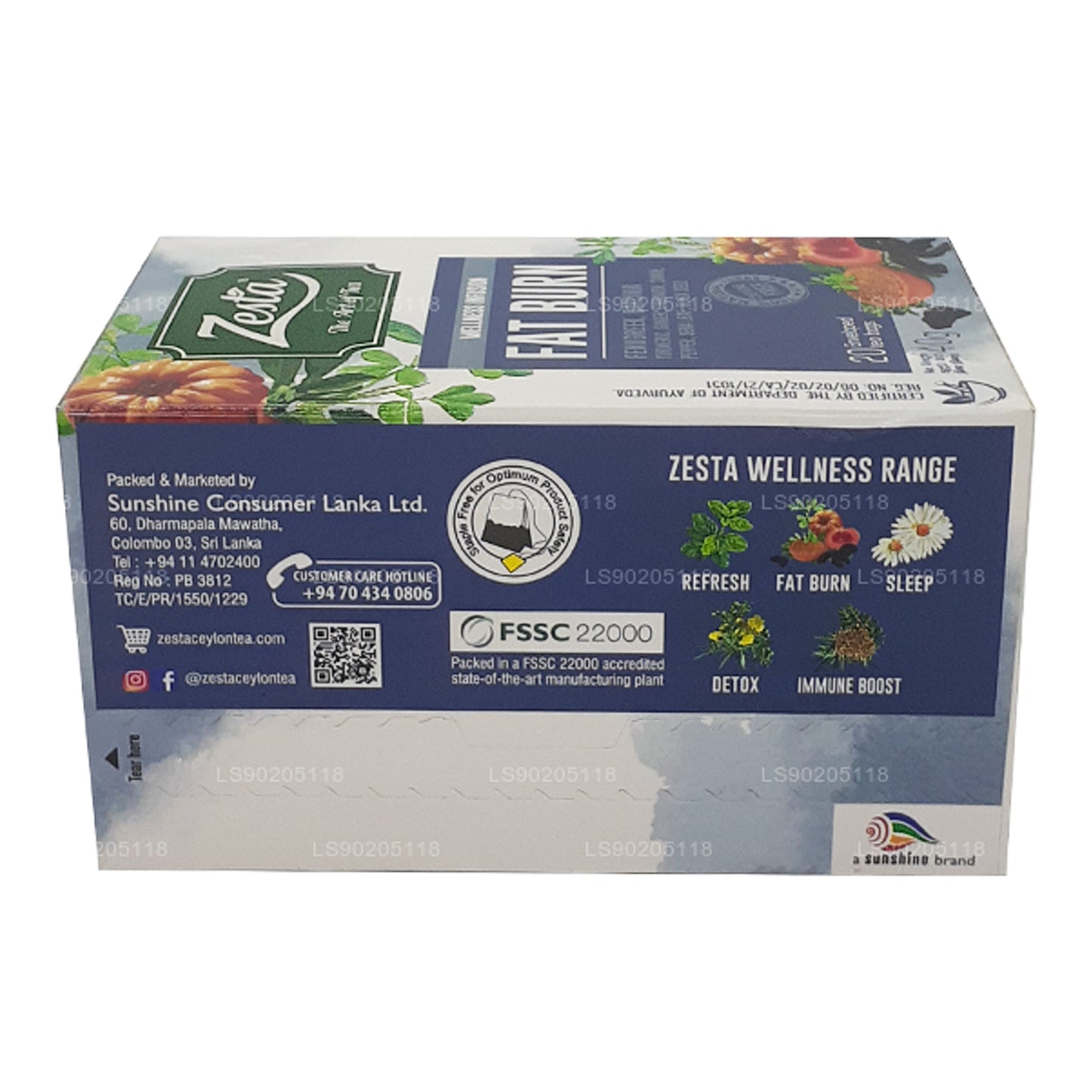 Zesta Fat Burn (40g) 20 Çay Poşetleri