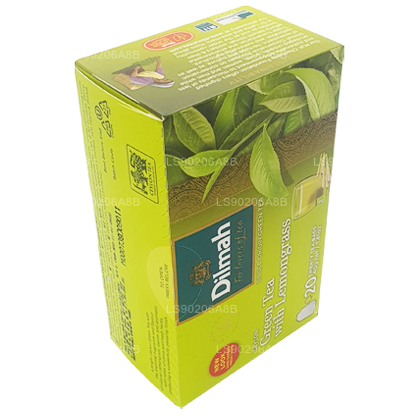 Dilmah Saf Seylan Yeşil Çay Limon Çayı (40g) 20 Çay Poşeti