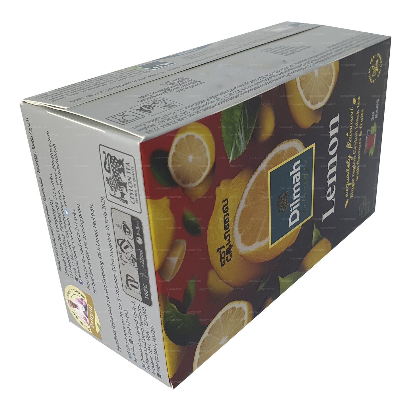 Dilmah Limon Aromalı Çay (30g) 20 Çay Poşeti