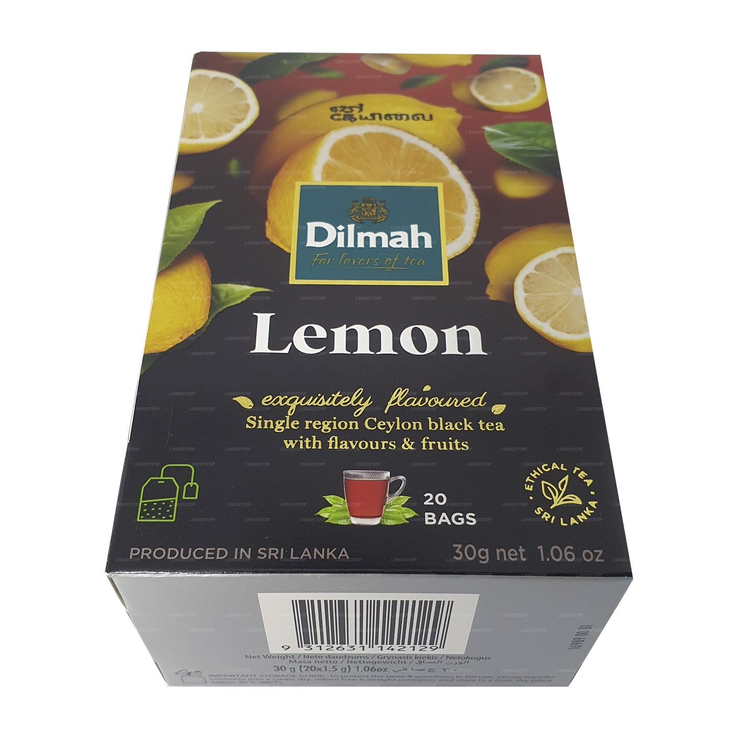 Dilmah Limon Aromalı Çay (30g) 20 Çay Poşeti