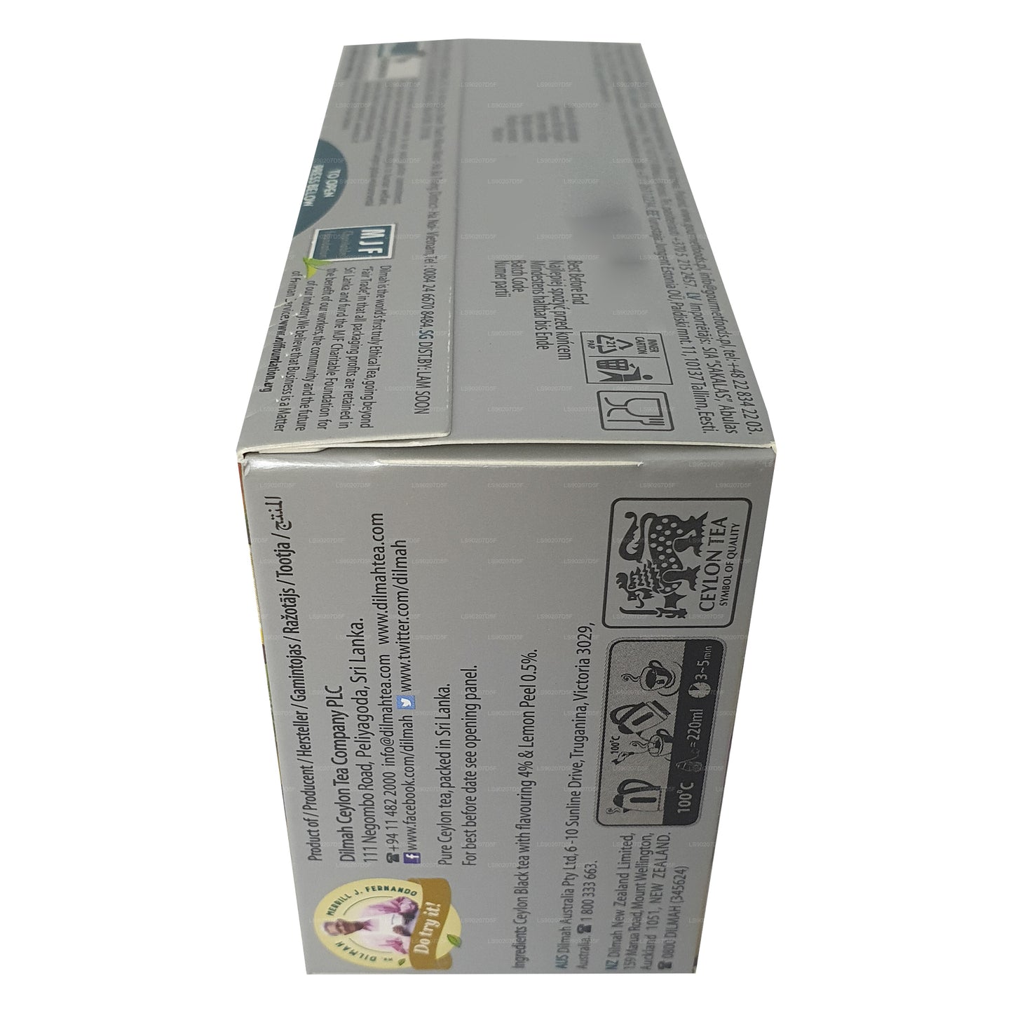 Dilmah Limon Aromalı Çay (30g) 20 Çay Poşeti
