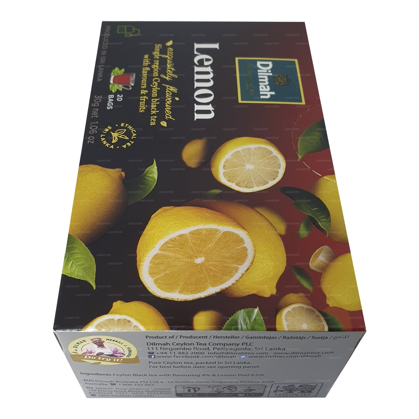 Dilmah Limon Aromalı Çay (30g) 20 Çay Poşeti