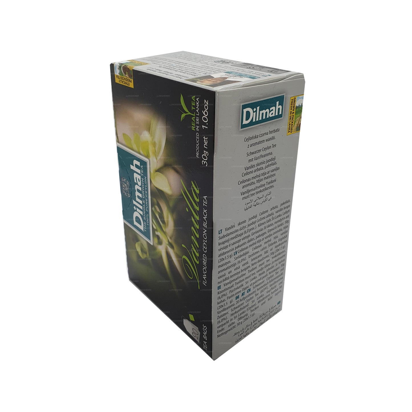 Dilmah Vanilya Aromalı Çay (40g) 20 Çay Poşeti