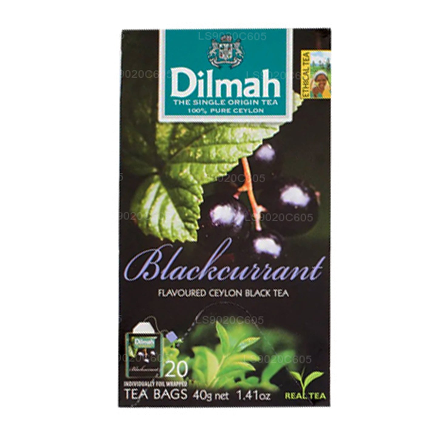 Dilmah Frenk Üzümü Aromalı Çay (40g) 20 Çay Poşeti