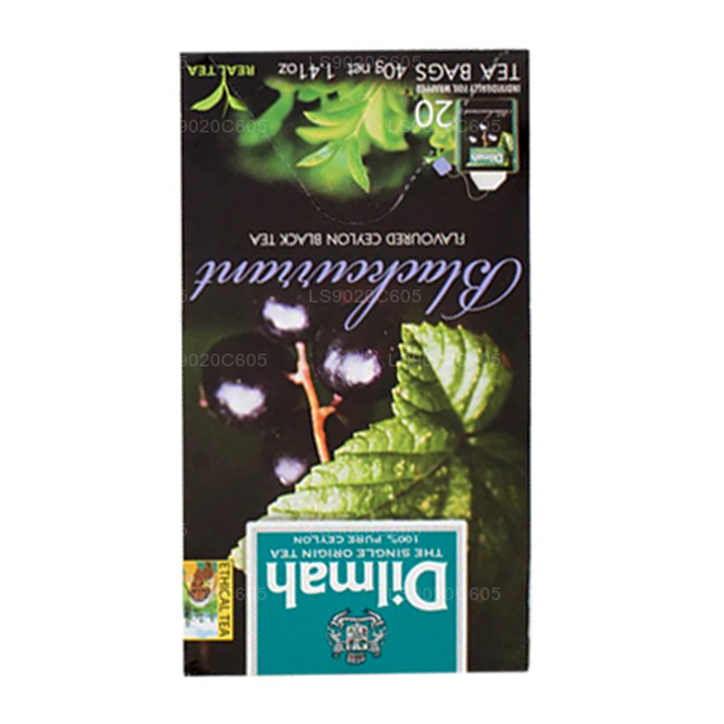 Dilmah Frenk Üzümü Aromalı Çay (40g) 20 Çay Poşeti