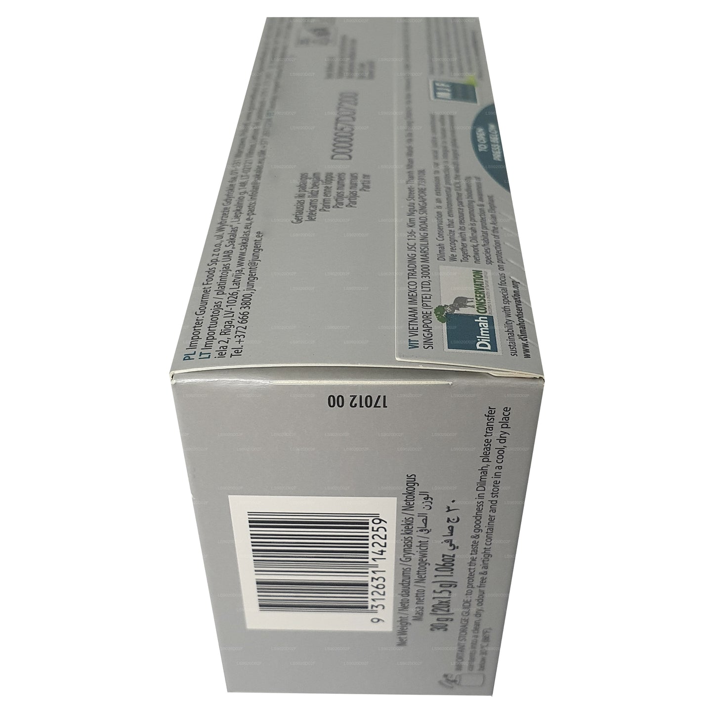 Dilmah Şeftali Aromalı Seylan Siyah Çay (30g) 20 Çay Poşeti