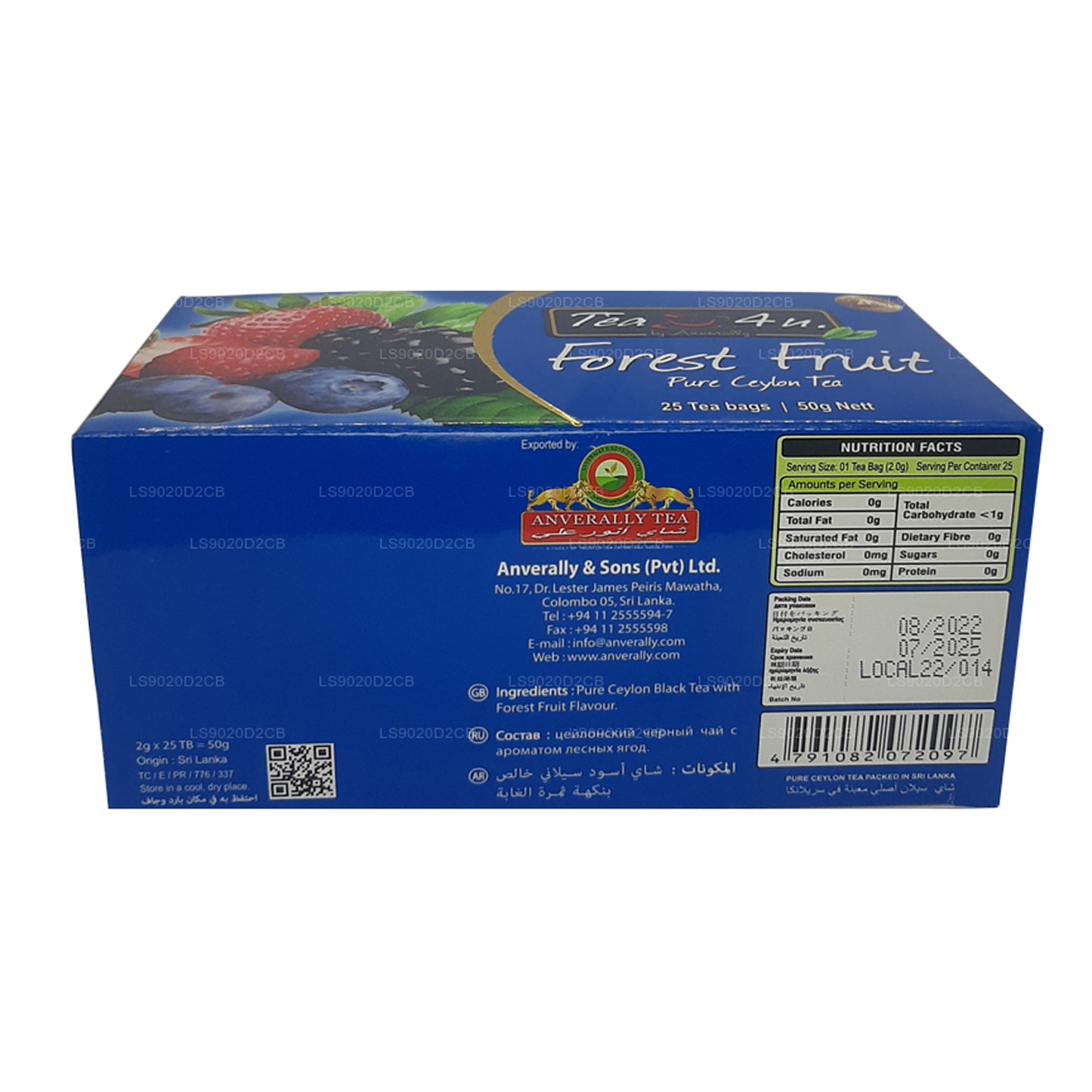 Tea4U Orman Meyvesi Çayı (50g) 25 Çay Poşeti