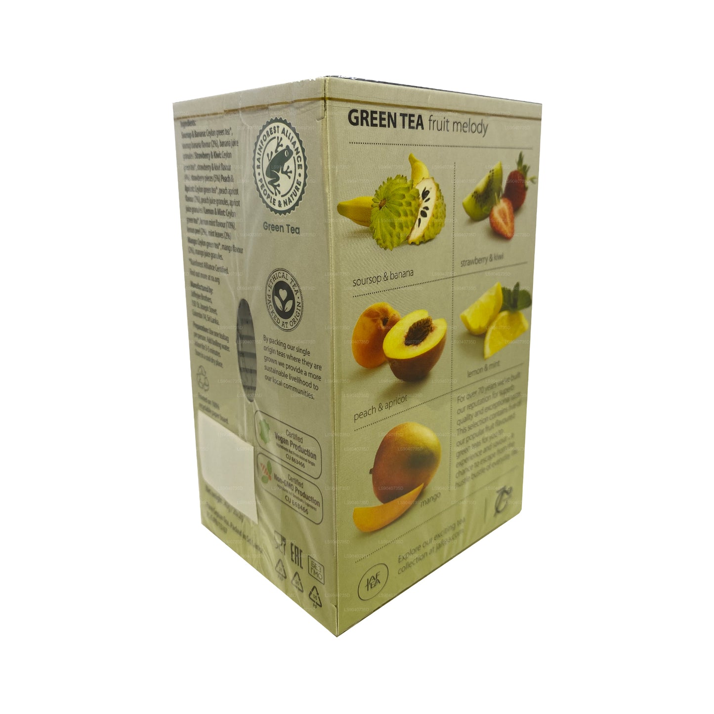Jaf Tea Pure Green Collection Yeşil Çay Meyve Melodisi (40g) 20 Çay Poşeti