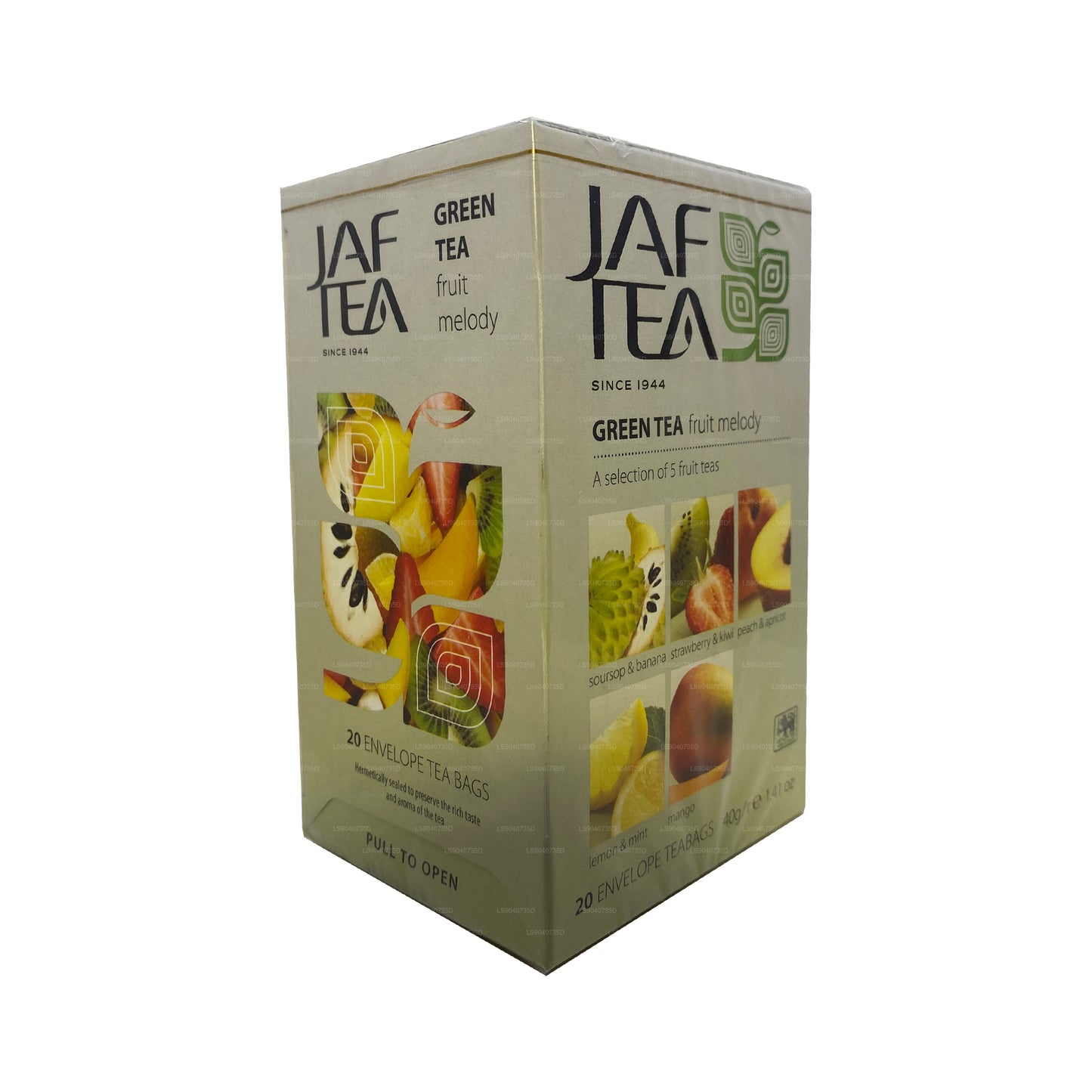 Jaf Tea Pure Green Collection Yeşil Çay Meyve Melodisi (40g) 20 Çay Poşeti