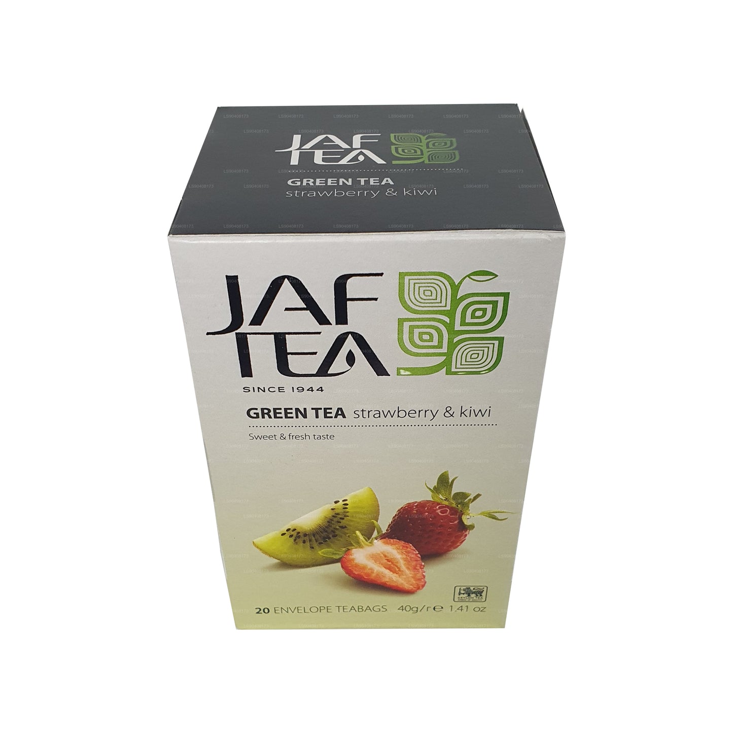 Jaf Tea Pure Green Collection Yeşil Çay Çilek ve Kivi (40g) 20 Çay Poşeti