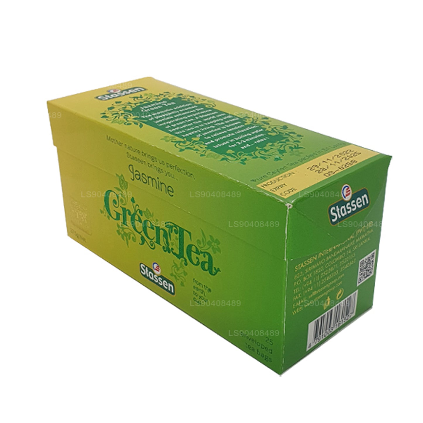 Stassen Yasemin Yeşil Çay (37.5g) 25 Çay Poşetleri