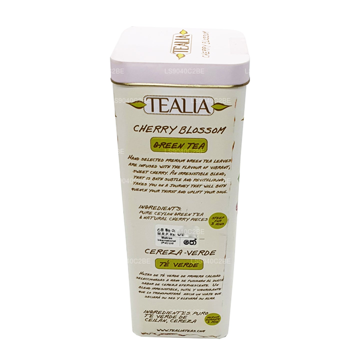 Tealia Kiraz Çiçeği Yeşil Çay Gevşek Yaprak (100g)