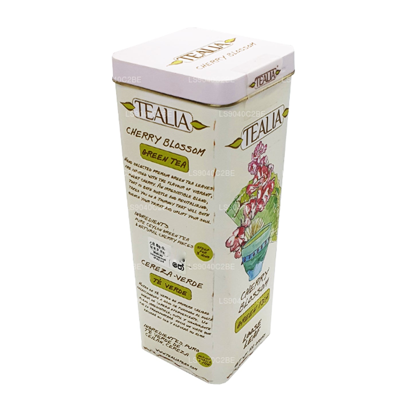 Tealia Kiraz Çiçeği Yeşil Çay Gevşek Yaprak (100g)