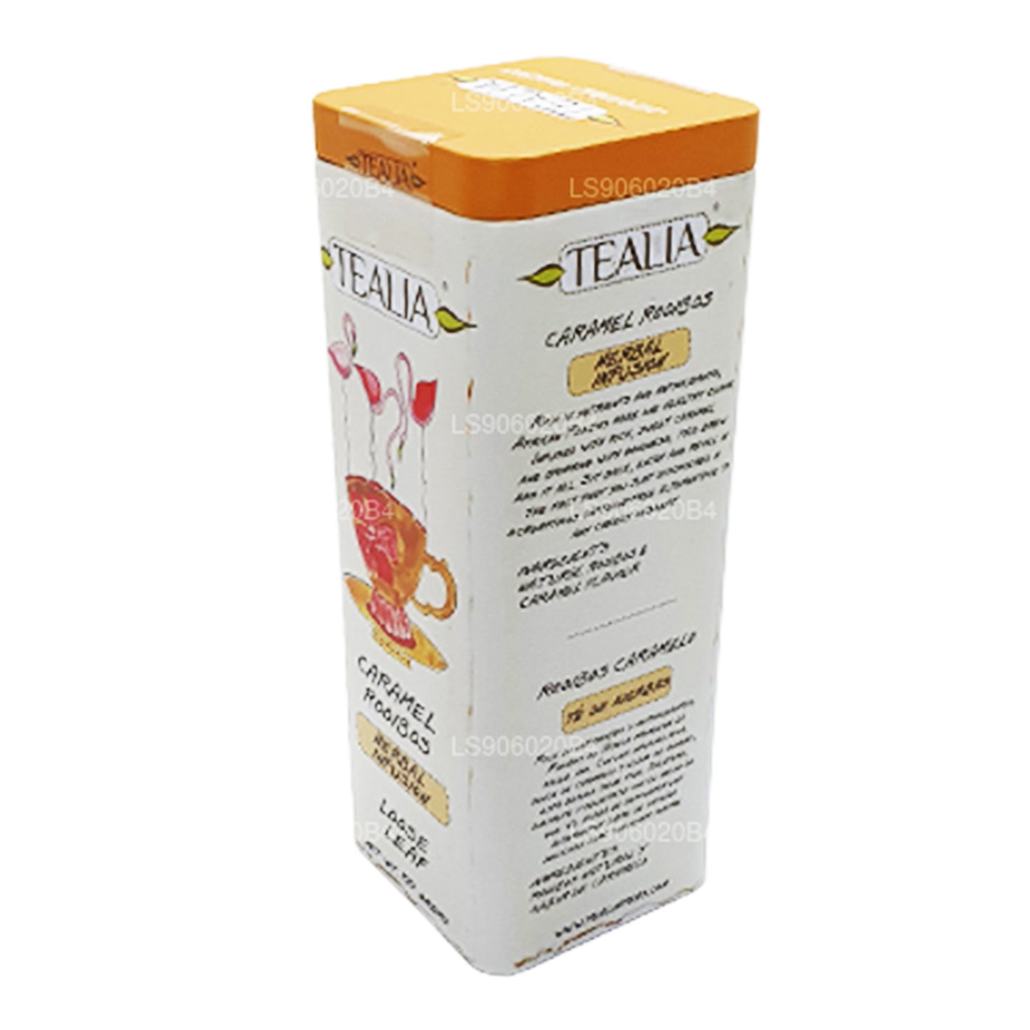 Tealia Karamel Rooibos Gevşek Yaprak Çay (100g)