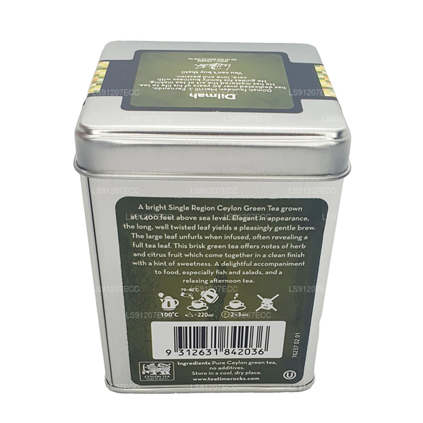 Dilmah T-serisi Seylan Young Hyson Yeşil Çay (40g) 20 Çay Poşeti