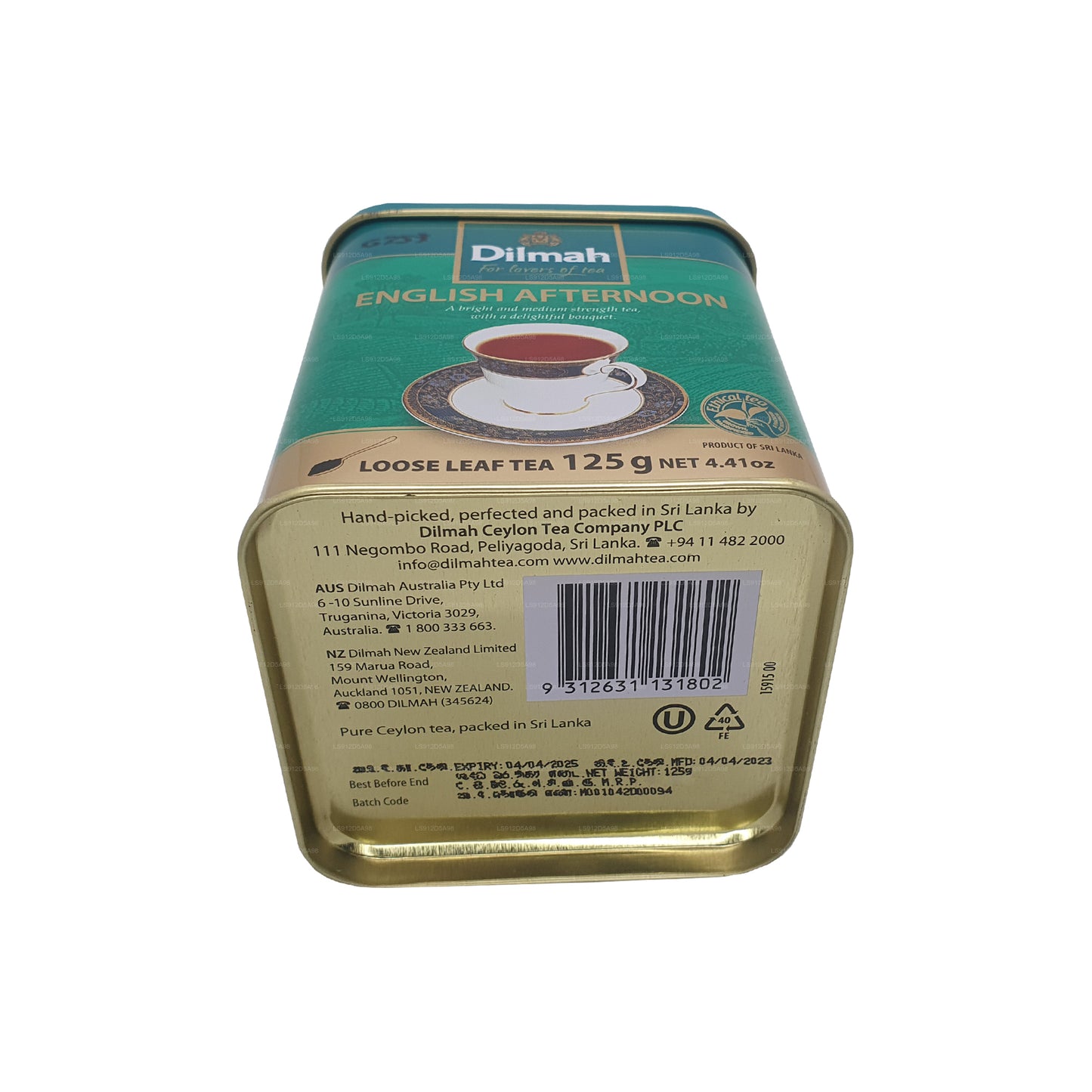 Dilmah İngiliz Öğleden Sonra Yaprak Yaprak Çay (125g)