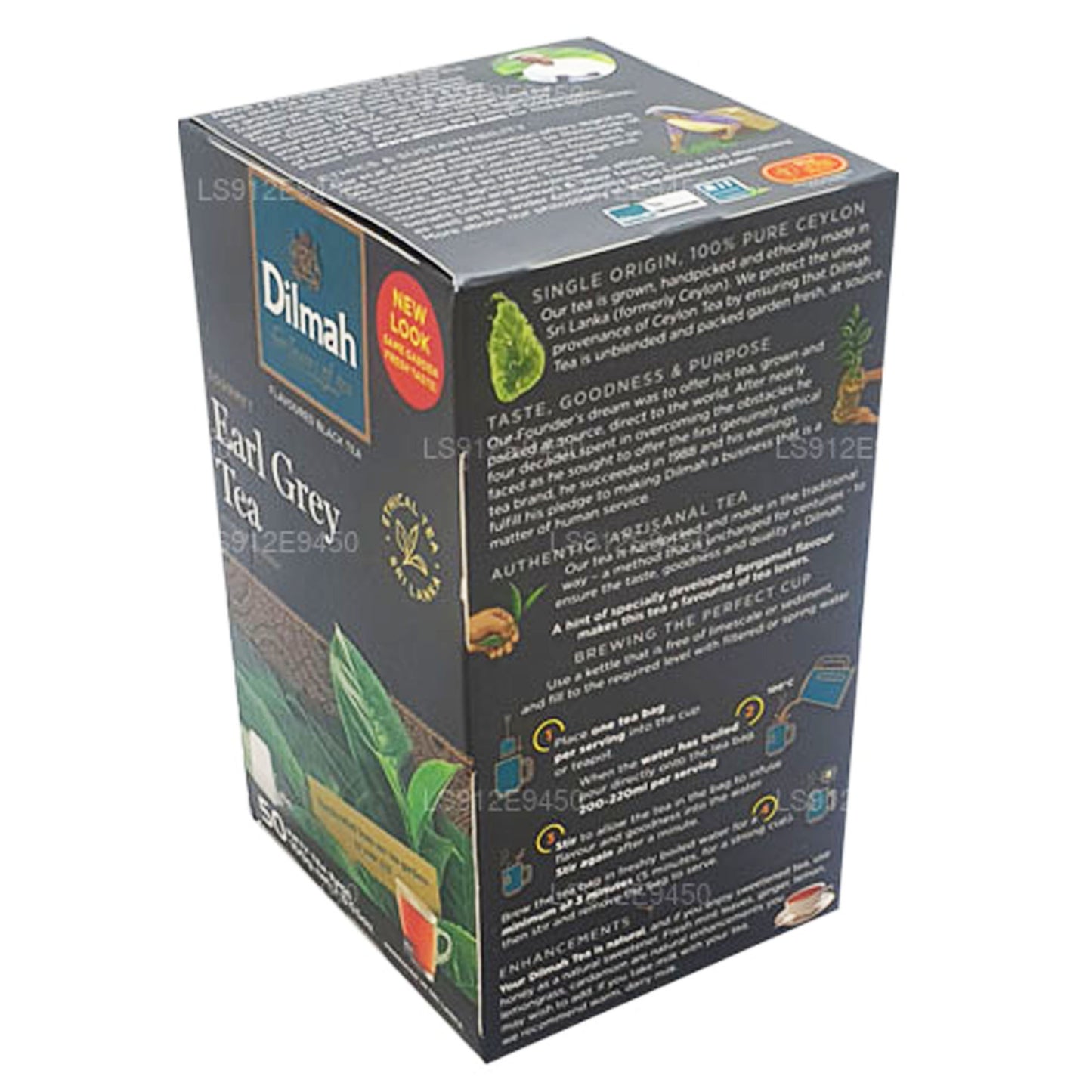 Dilmah Earl Grey Çay (100g) 50 Çay Poşeti