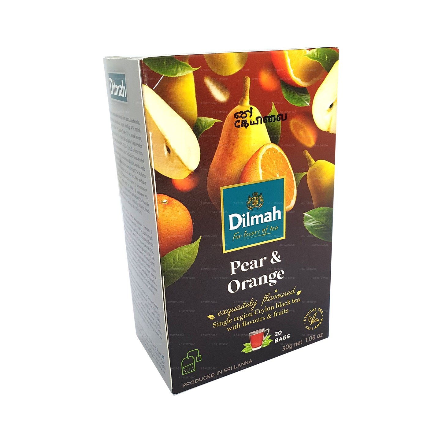 Dilmah Armut ve Portakal Aromalı Seylan Siyah Çay (30g) 20 Çay Poşeti