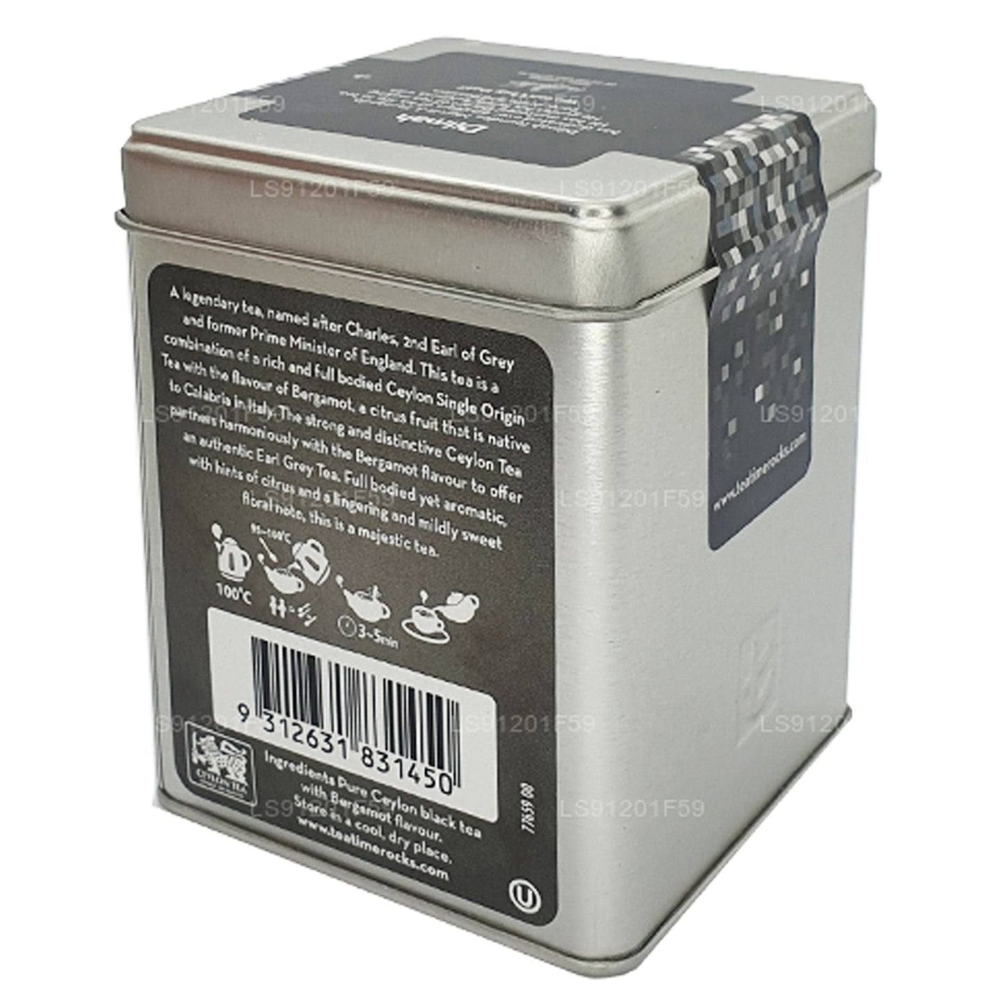 Dilmah T serisi Orijinal Earl Grey Gevşek Yaprak Çay (100g)