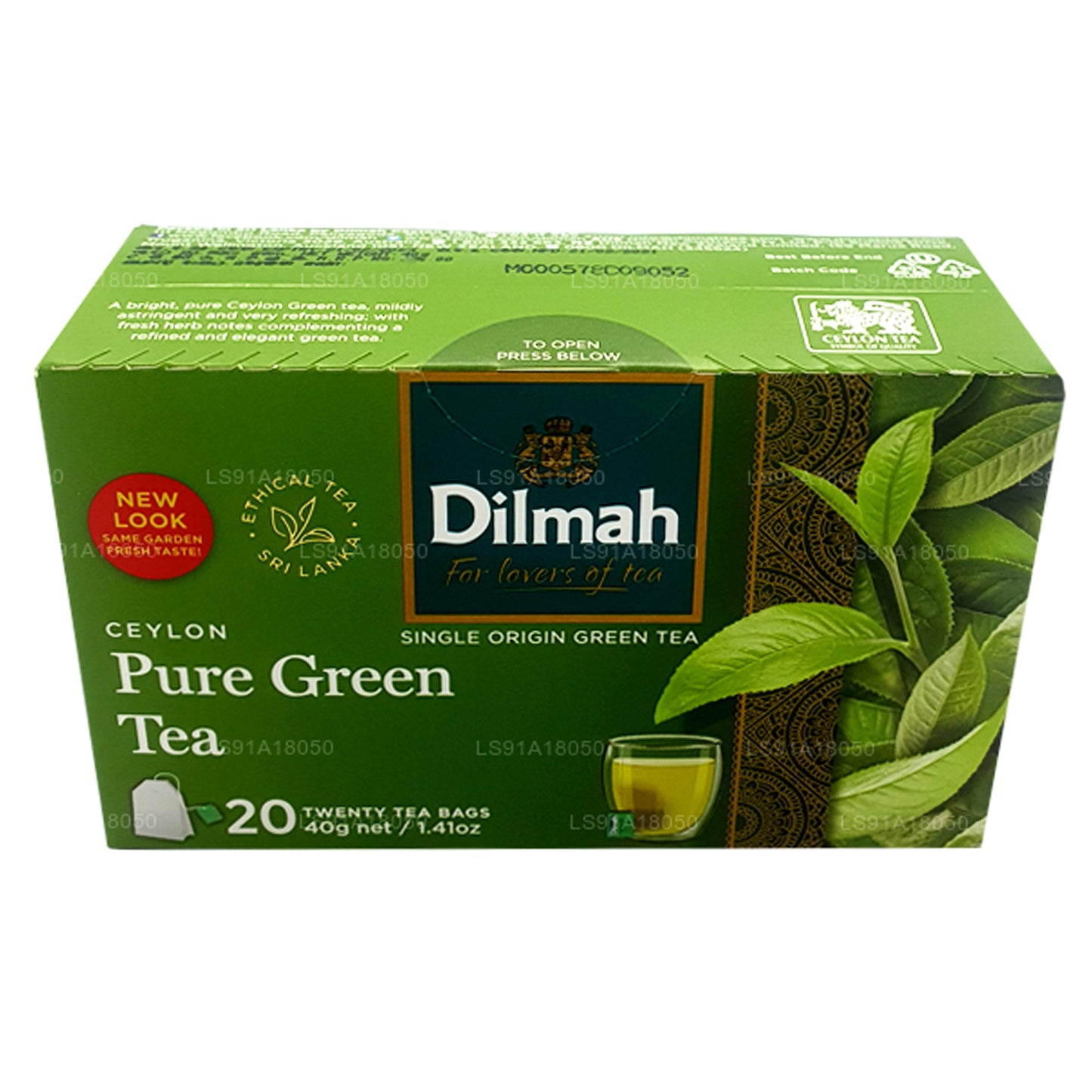 Dilmah Saf Seylan Yeşil Çay (40g) 20 Poşet Çay