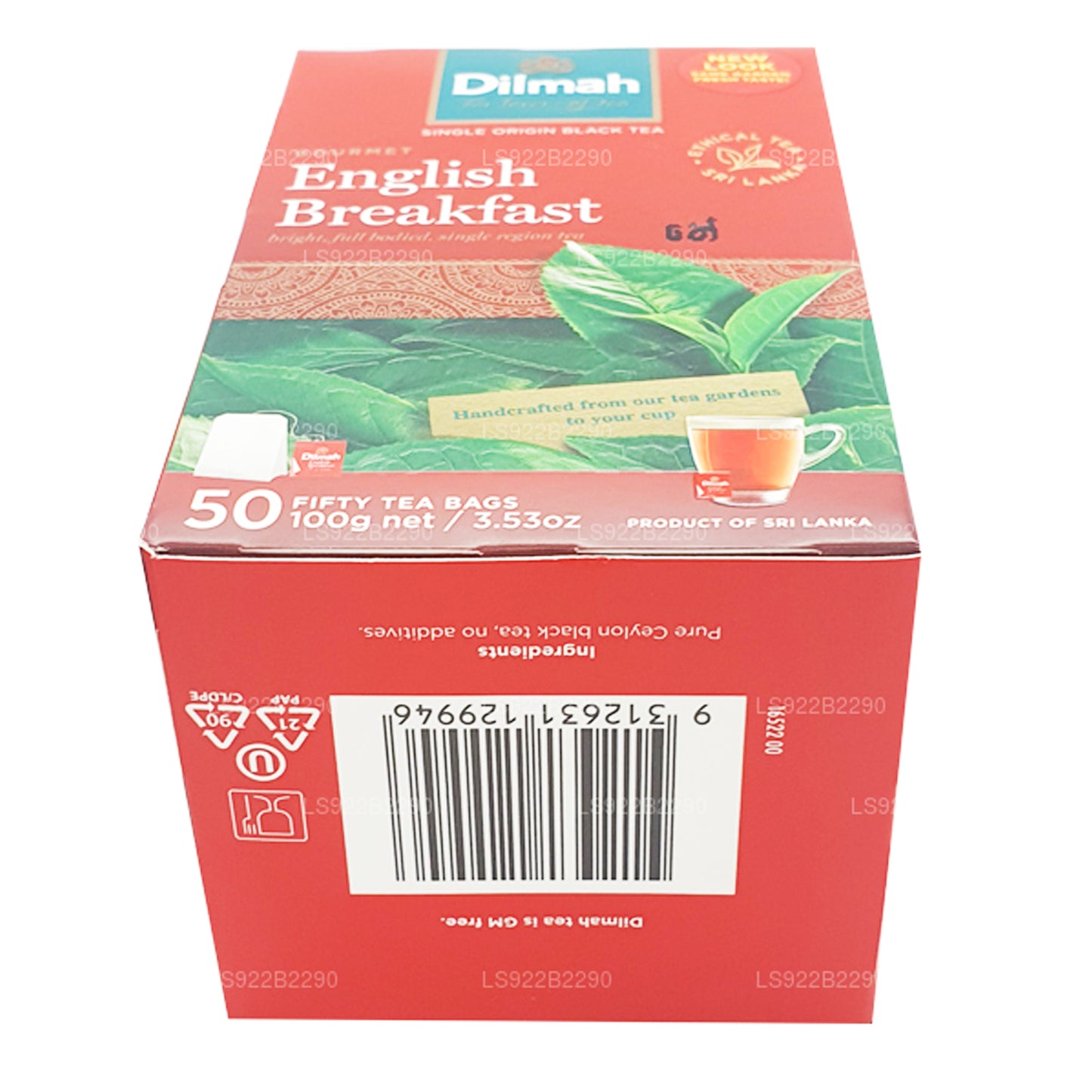 Dilmah İngiliz Kahvaltı Çayı, 50 Çay Poşeti (100g)