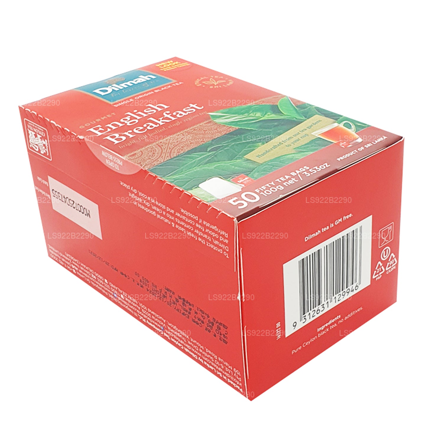 Dilmah İngiliz Kahvaltı Çayı, 50 Çay Poşeti (100g)