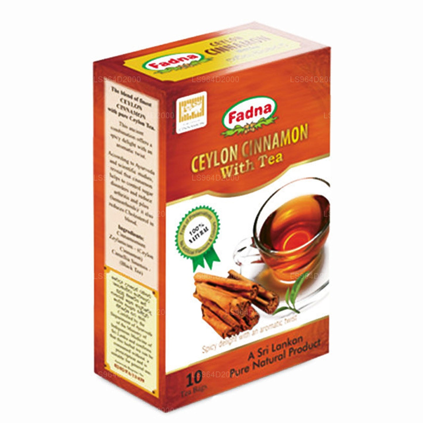 Fadna Seylan Tarçınlı Bitki Çayı (20g) 10 Çay Poşeti