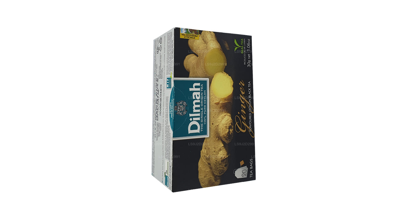 Dilmah Zencefil Aromalı Siyah Çay (30g) 20 Çay Poşeti