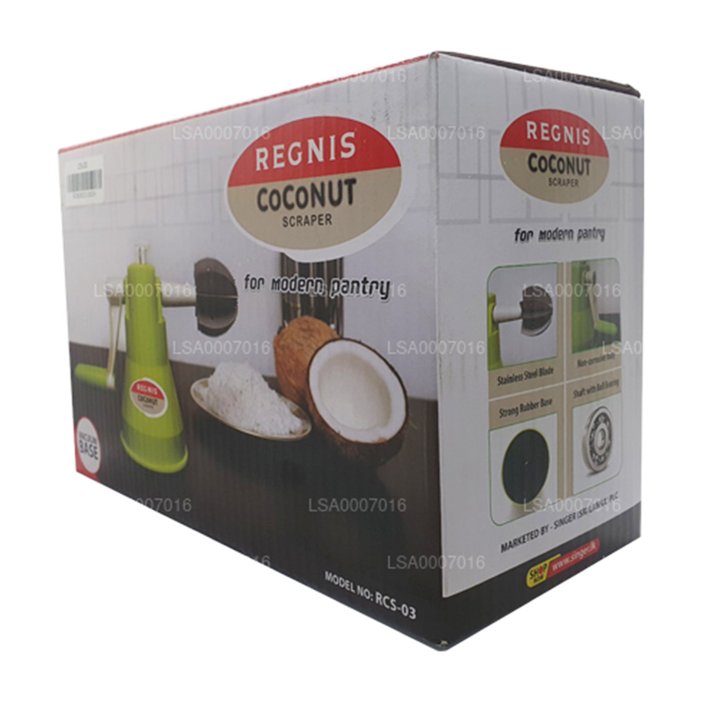 Lakro Manuel Hindistan Cevizi Kazıyıcı (RCS- 03)