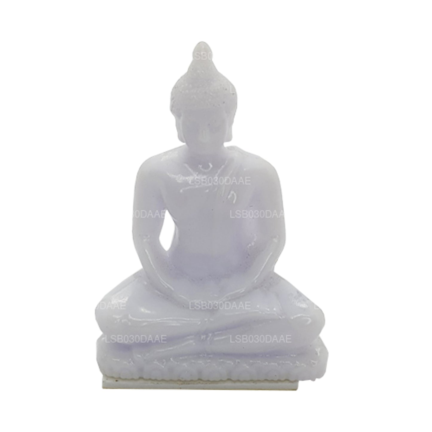Buda Heykeli (Beyaz Renk) Araba Panosu için (7 cm x 3 cm)