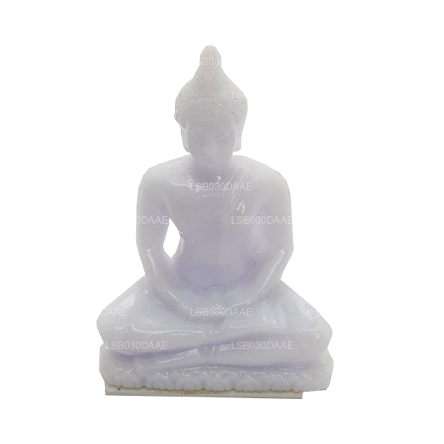 Buda Heykeli (Beyaz Renk) Araba Panosu için (7 cm x 3 cm)