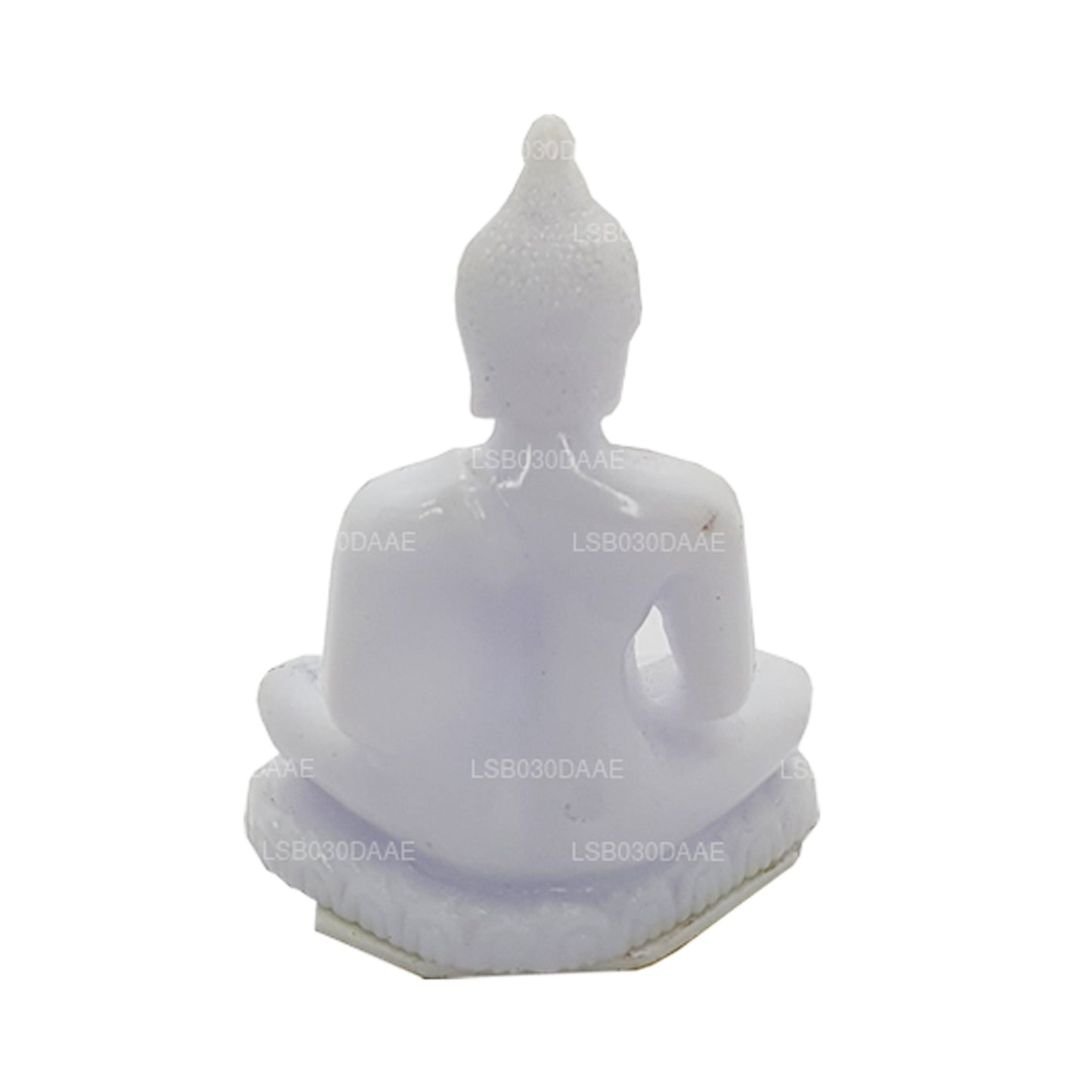 Buda Heykeli (Beyaz Renk) Araba Panosu için (7 cm x 3 cm)