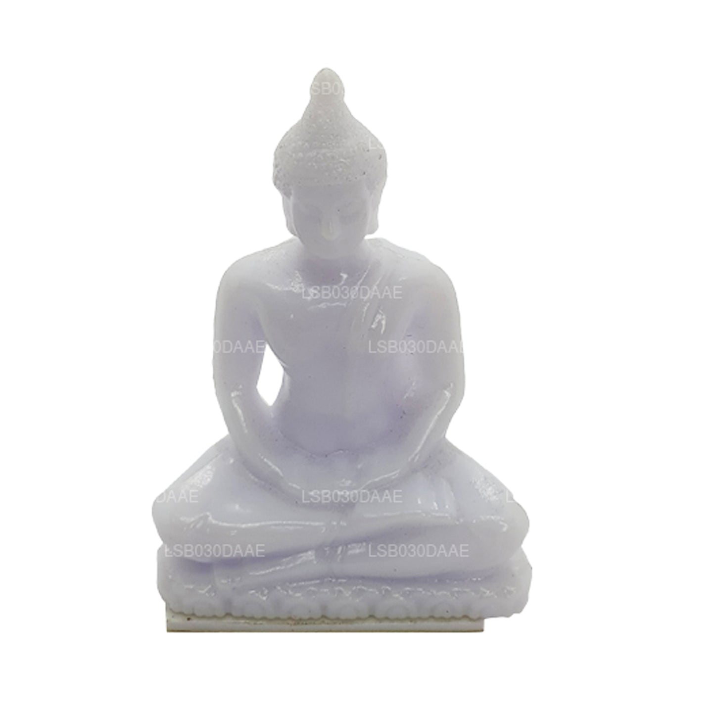 Buda Heykeli (Beyaz Renk) Araba Panosu için (7 cm x 3 cm)