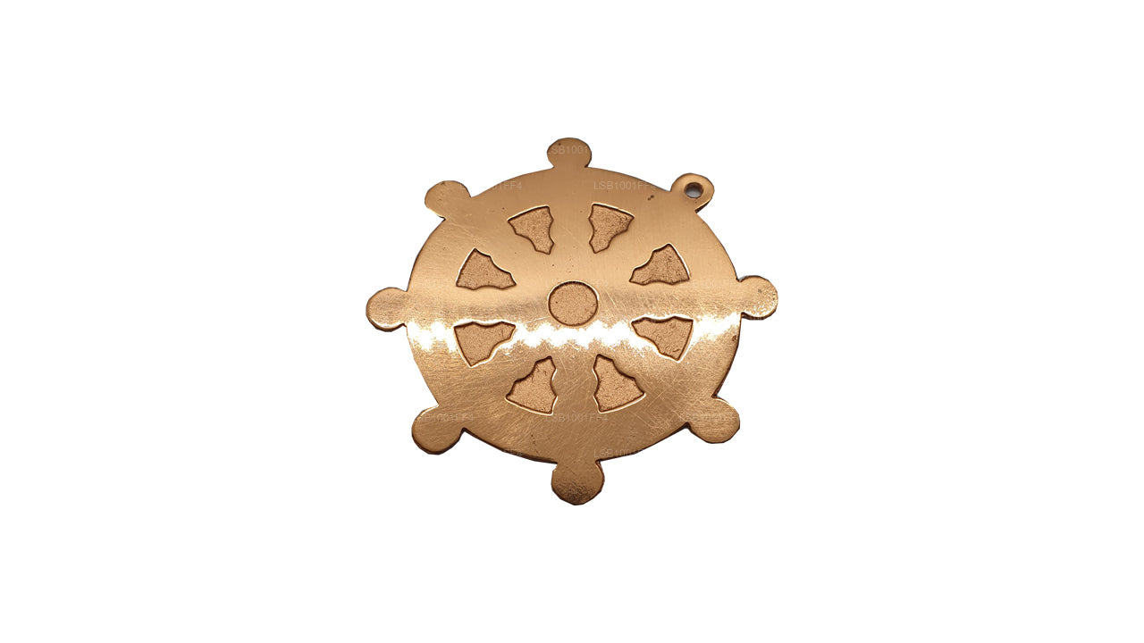 Copper Dharmachakra (4 cm)