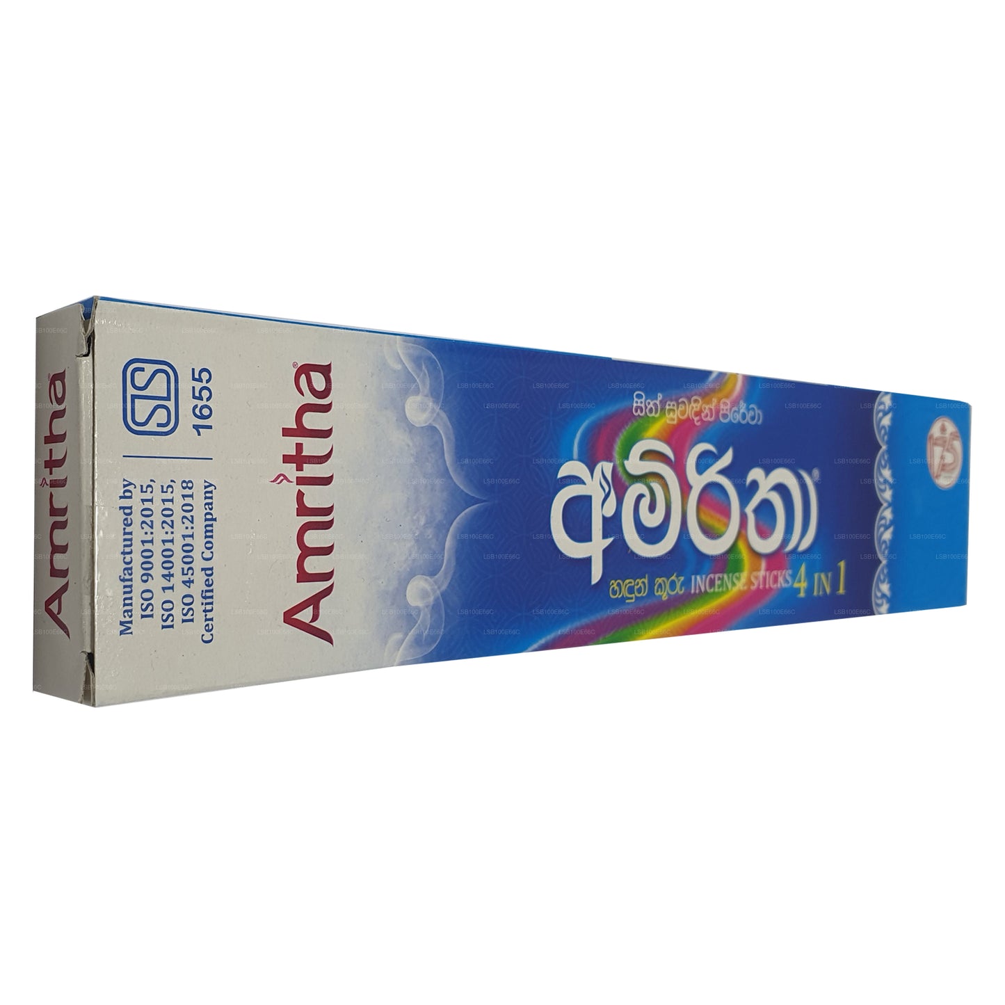 Amritha Tütsü 24 Çubuk (4'ü 1 arada; Fantezi; Yeşil Çiçekli; Magna; Gül) 30g