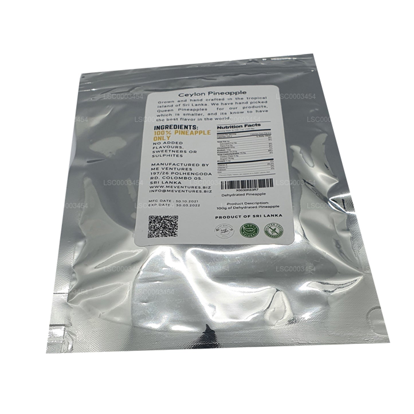 ME Kurutulmuş Ananas (100g)