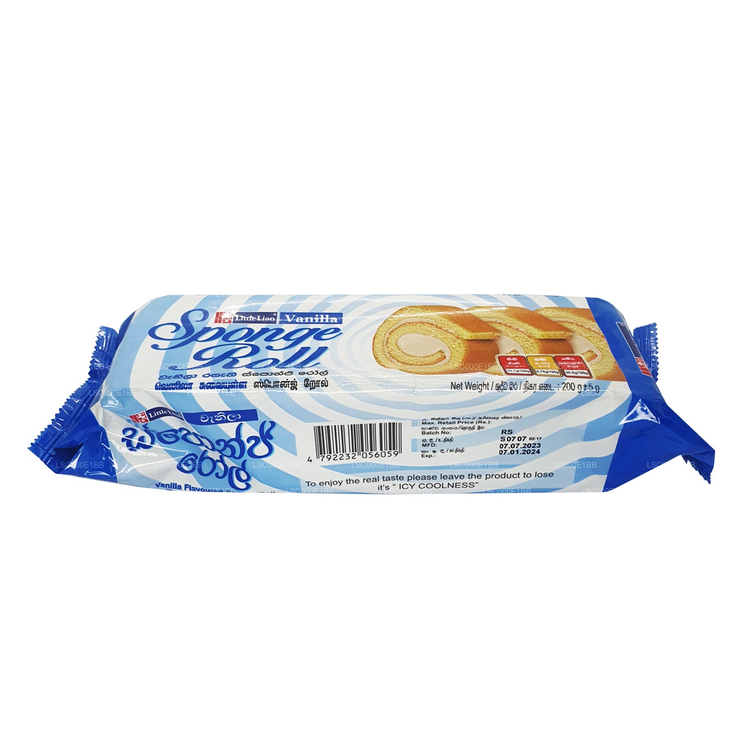 Küçük Aslan Sünger Rulo Vanilya (200g)
