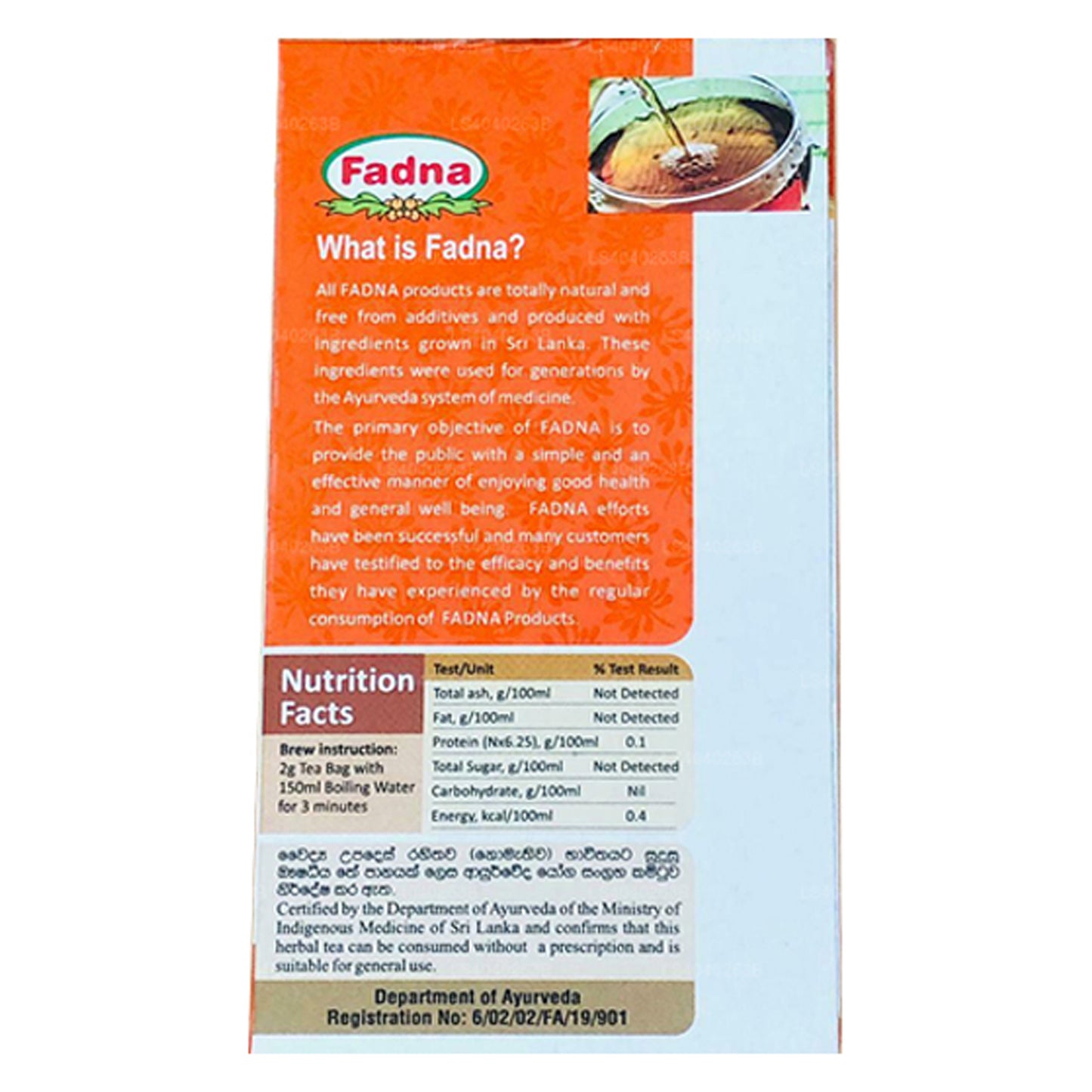 Fadna Rezene Çayı (40g) 20 Çay Poşeti