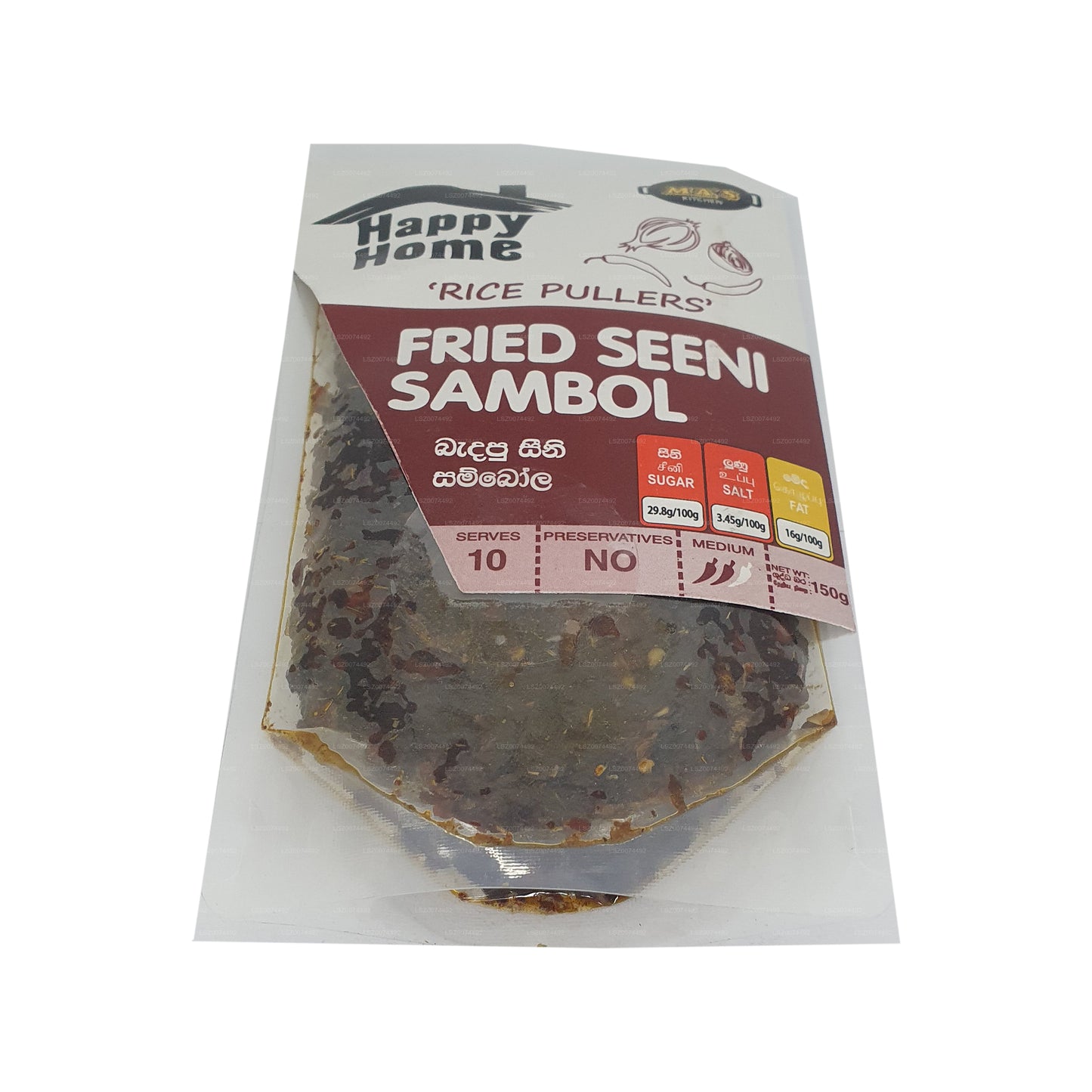 MA'nın Mutfağı Mutlu Ev Kızarmış Seeni Sambal (150g)