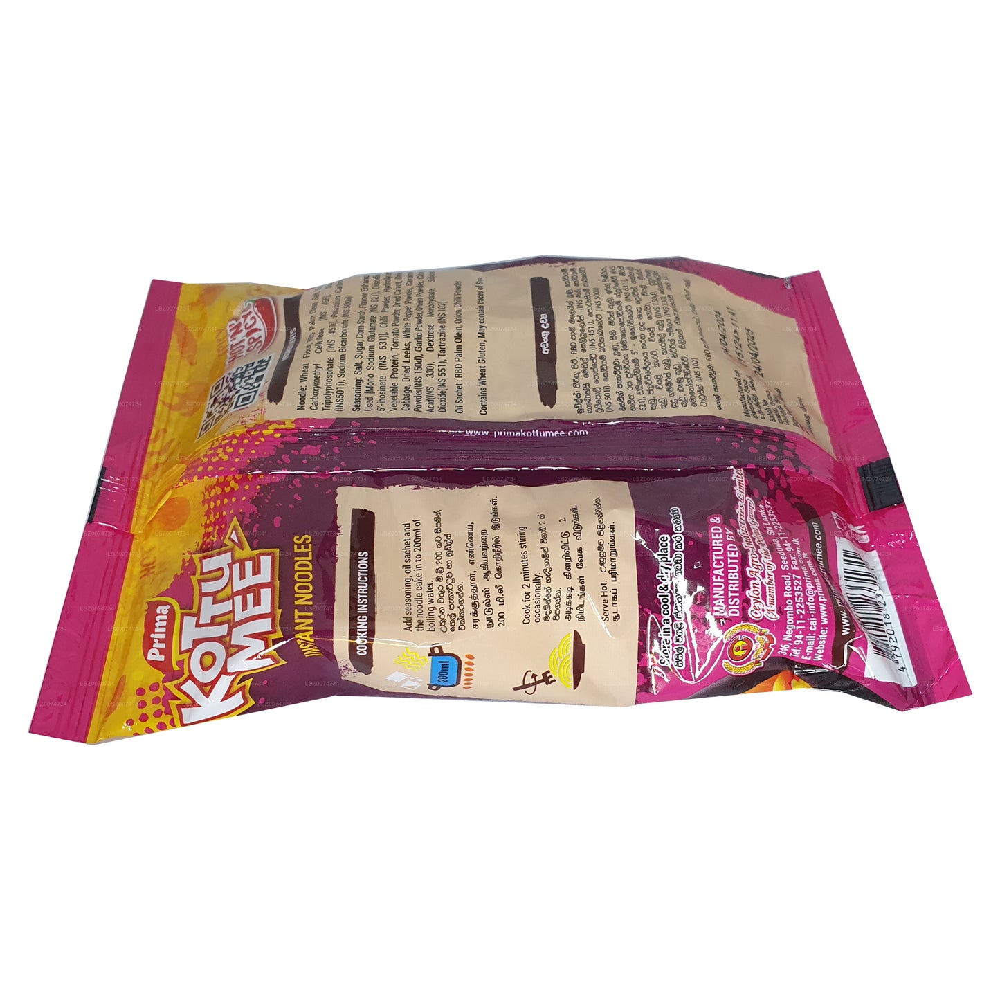 Prima Kottu Mee Sıcak ve Baharatlı (80g)