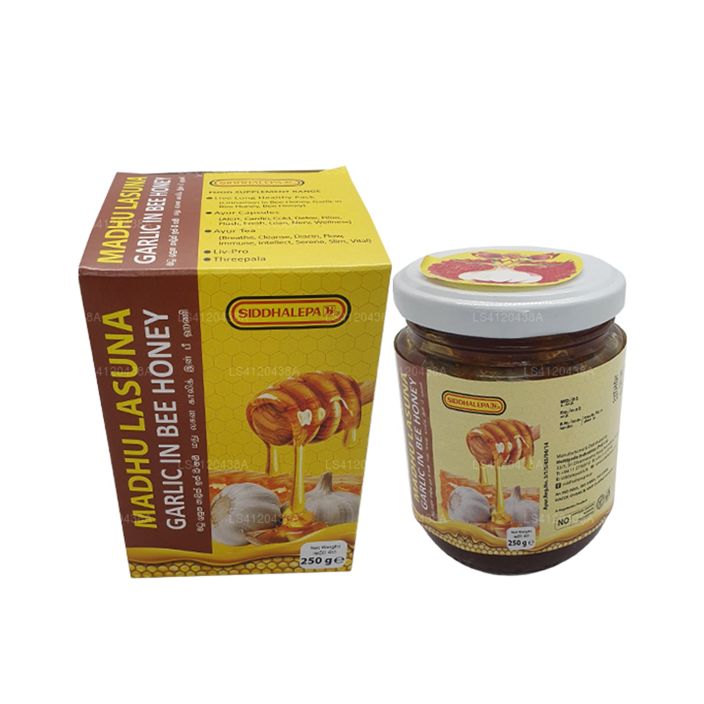Arı Balında Siddhalepa Madhu Lasuna Sarımsak (250g)
