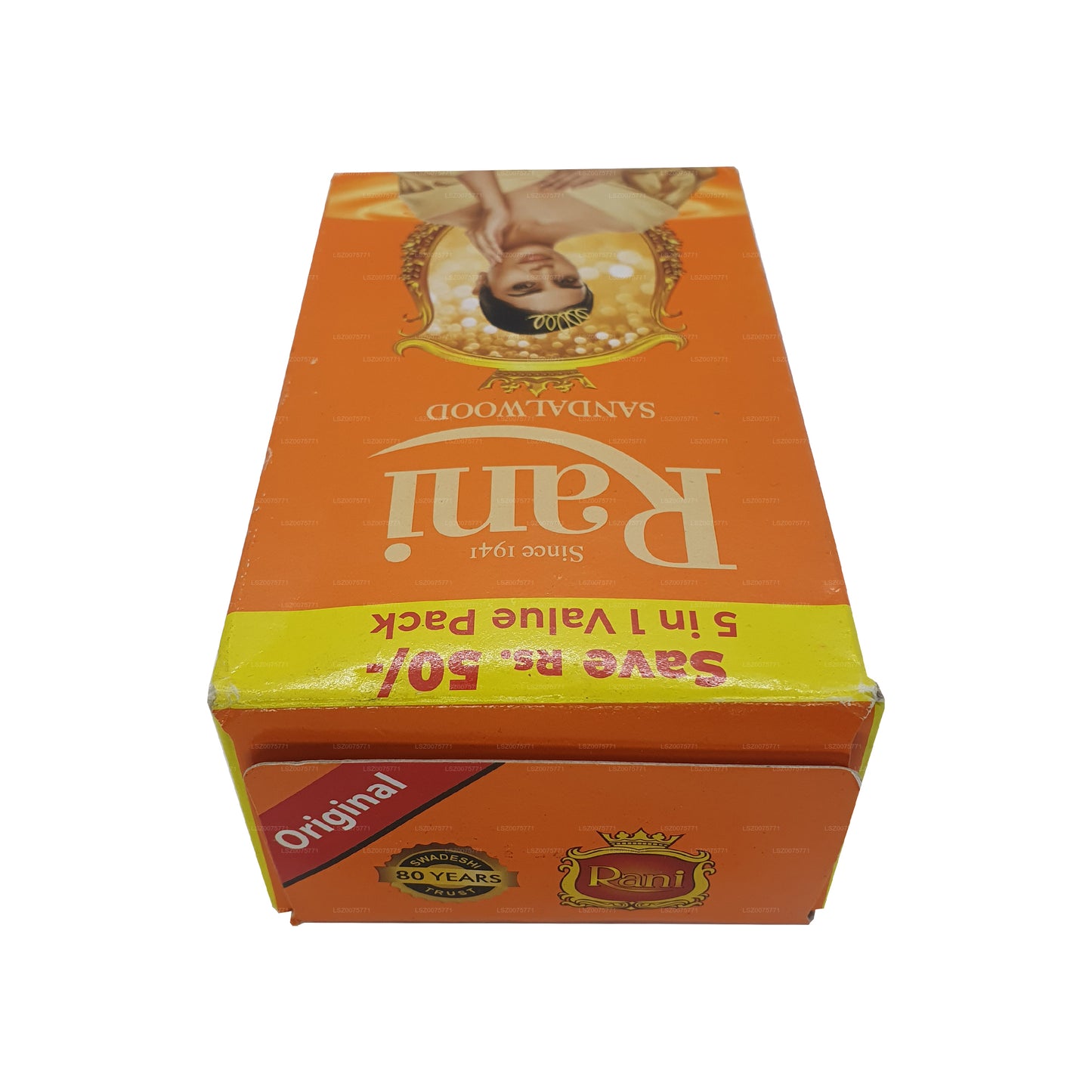 Swadeshi Rani Sandal Ağacı Sabunu 5'i 1 arada (5x70g)